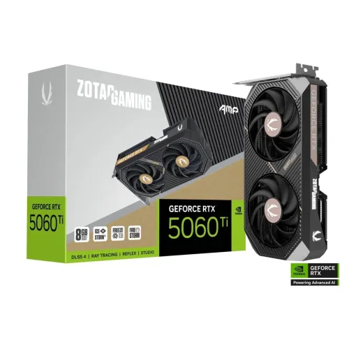 ZOTAC GAMING GeForce RTX 5060 Ti AMP 8GB GDDR7 Graphics Card